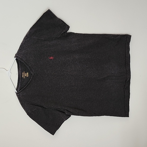 Polo Ralph Lauren gray t shirt, baby tee, neutral casual Women's size small - Picture 1 of 7